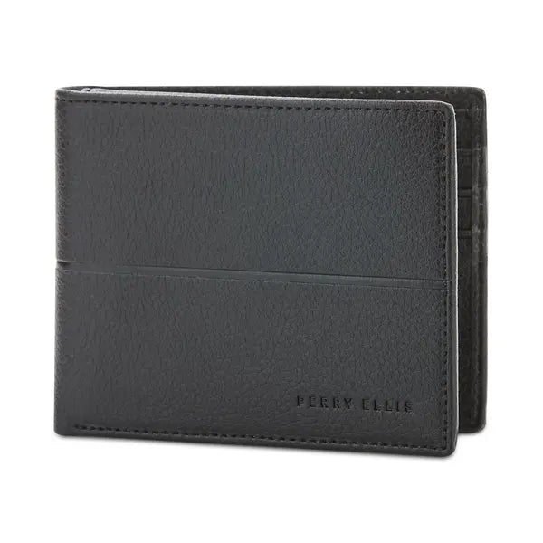 Perry Ellis Portfolio Men's Faux-Leather Trifold Passcase Wallet