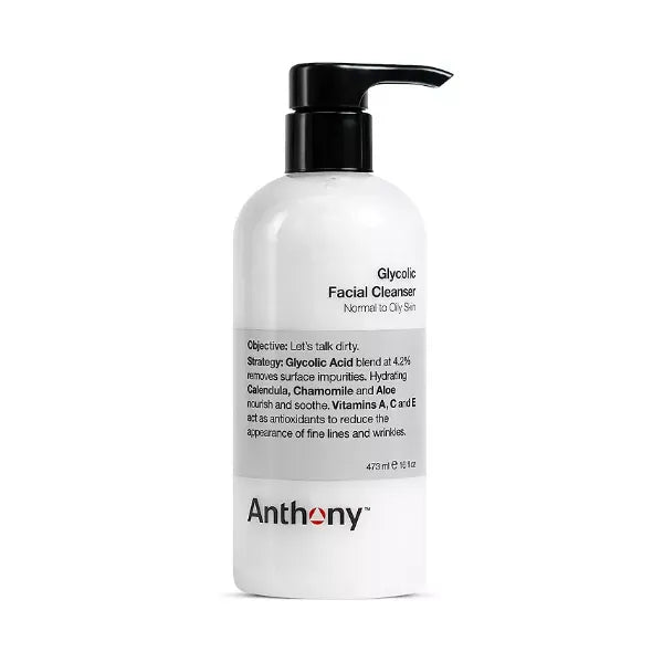 Anthony Glycolic Facial Cleanser, 16 oz