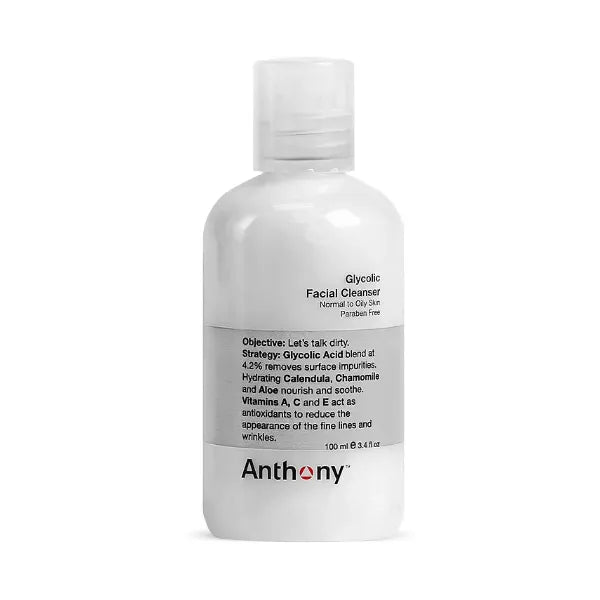 Anthony Glycolic Facial Cleanser, 3.4 oz