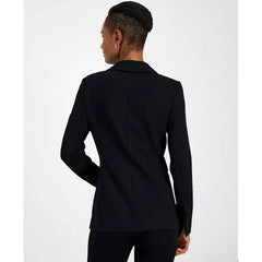 Women's Jaslim Notch-Lapel Single-Button Blazer,Created by Macy's-Black