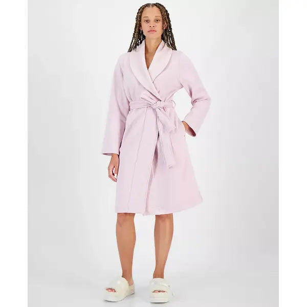 UGG® Women's Shawl Collar Duffield Long Sleeve Robe, Cozy and Stylish Bathrobe for Ultimate Comfort