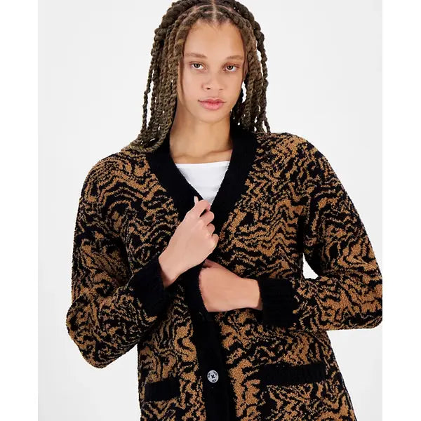 UGG Women's Joslyn Jacquard Button Front Cardigan, Stylish and Cozy Women's Sweater