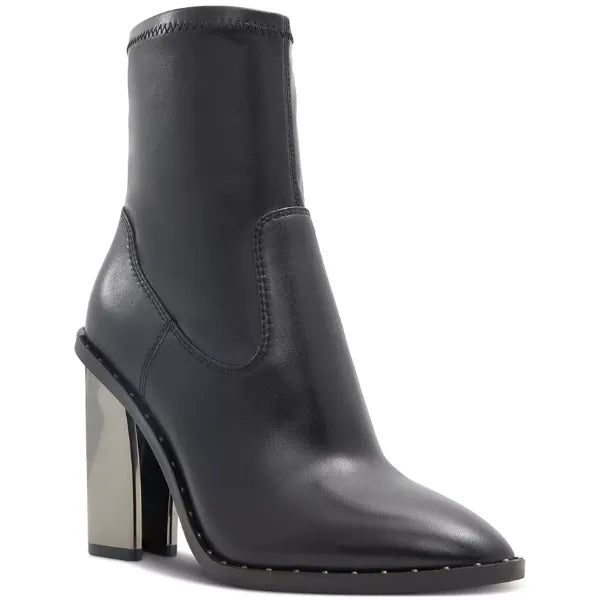 ALDO Womens Farabrirel Platform Pointed Toe Stud Booties, Bold and Fashion Forward Ankle Boots