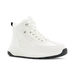 ALDO Womens Priemeth Lace Up Waterproof Ankle Boots, Warm and Stylish Winter Footwear, White