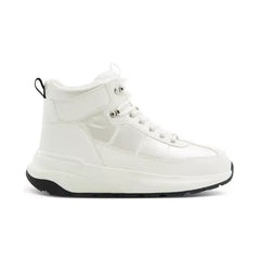 ALDO Womens Priemeth Lace Up Waterproof Ankle Boots, Warm and Stylish Winter Footwear, White