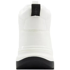 ALDO Womens Priemeth Lace Up Waterproof Ankle Boots, Warm and Stylish Winter Footwear, White