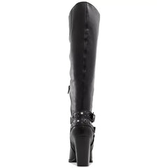ALDO Thelidan Womens Knee High Pointed Toe Buckle Boots for Fall Winter Style, Black, Size 6m