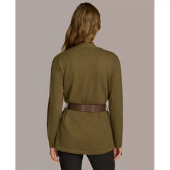 Women's Belted Cardigan,Created by Macy's-Beech