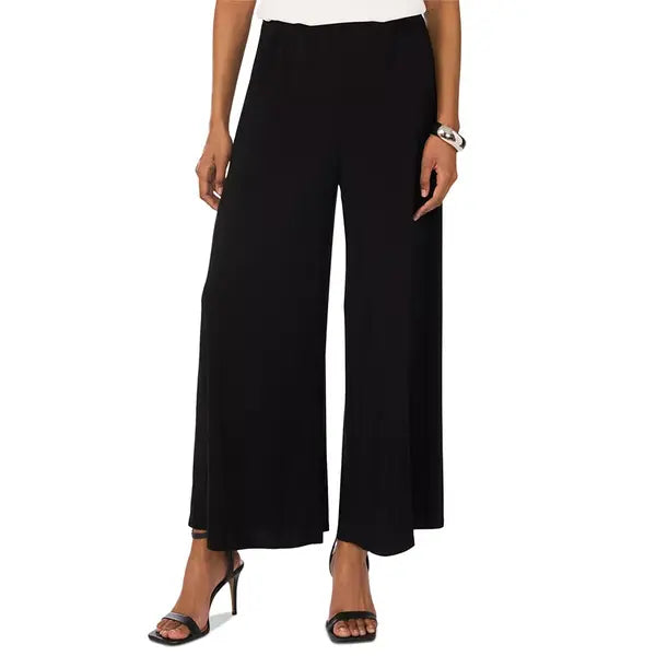 Women's Wide-Leg Pull-On Pants, Created by MAcy's-Black