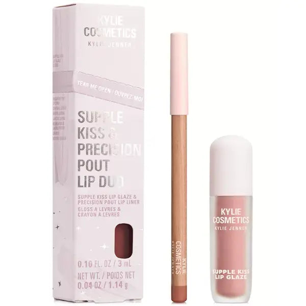 Kylie Cosmetics 2-Piece Supple Kiss and Precision Pout Lip Set ,Defined Lips