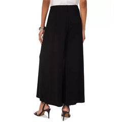 Women's Wide-Leg Pull-On Pants, Created by MAcy's-Black