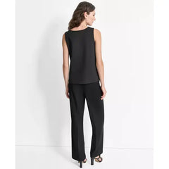 Macy's Women's Sequined Scoop-Neck Sleeveless Tank Top-Clr Seqn W