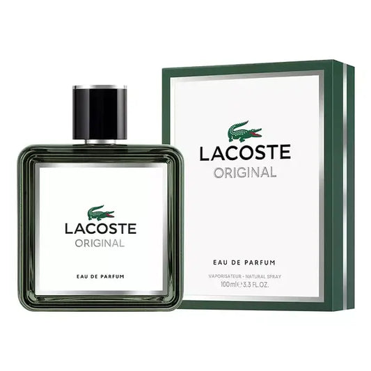 Lacoste Men's Original Eau de Parfum Spray, Fresh and Masculine Fragrance, 3.3oz