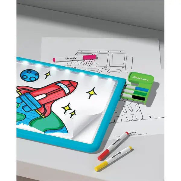Discovery Kids Glow Tracing Light-Up Art Tablet