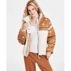 UGG® Women's Marlene Faux Suede Faux Sherpa Jacket, Stylish and Cozy Jacket for Women