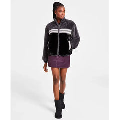 UGG® Women's Marlene Sherpa Fleece Heritage Braid Jacket, Stylish and Warm Sherpa Jacket for Women