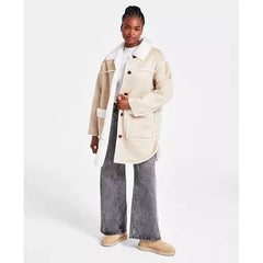 UGG® Women's Takara Luxe Fluff Mid Sherpa Jacket, Cozy and Stylish Outerwear
