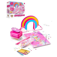 Geoffrey's Toy Box DIY Rainbow Confetti Station Sparkle Maker Kit, Created for Macy's