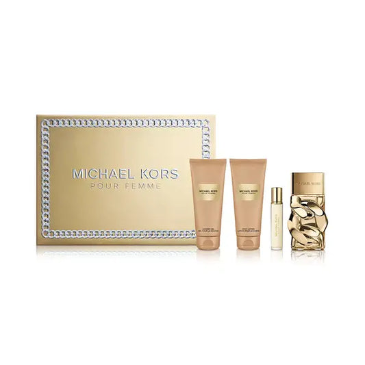 Michael Kors 4-Pc Pour Femme Eau de Parfum Gift Set , Elegant Fragrance Collection