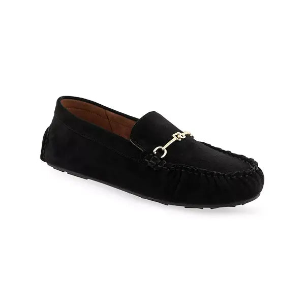 Aerosoles Womens Chris Buckle Flats, Stylish Comfortable Slip On Shoes