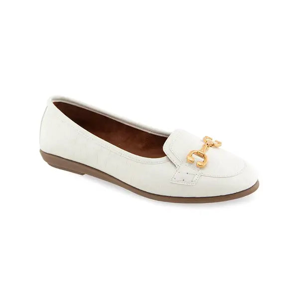 Aerosoles Bobbi Womens Buckle Ballet Flats, Comfortable Stylish Slip-On Shoes