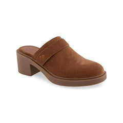 Aerosoles Gunda Womens Block Heel Mules Stylish Comfortable Slip On Shoes