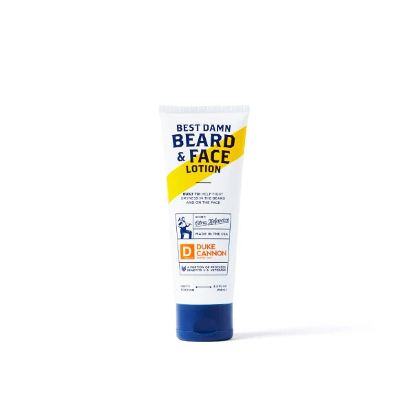 Duke Cannon Best Damn Beard and Face Lotion