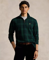 Men's Estate-Rib Cotton Quarter-Zip Pullover