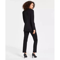 Women's Scuba-Knit One-Button Blazer, Created for Macy's-Black