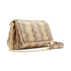 ALDO Kayley Small Shoulder Bag, Compact Stylish Functional Women Handbag, Gold