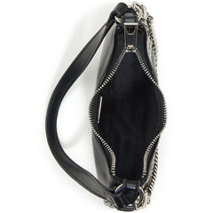 ALDO Nolia Medium Shoulder Bag, Elegant Functional Stylish Womens Handbag , Open Black