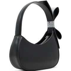 ALDO Alexandriax Small Shoulder Bag, Chic Compact Stylish Womens Handbag, Black Overflow