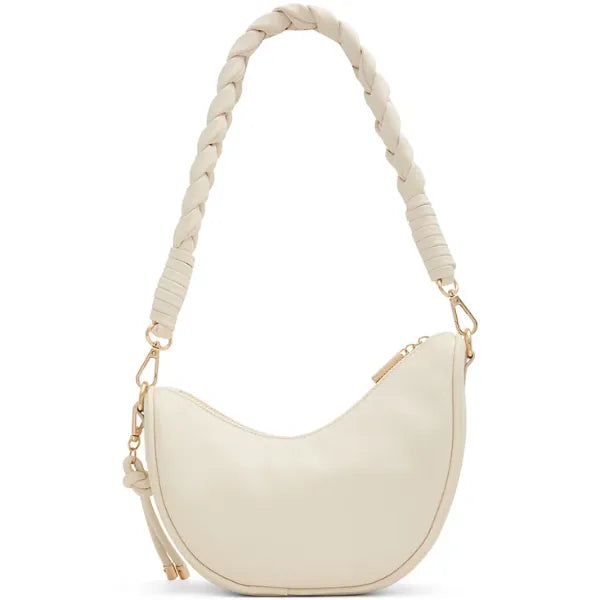 ALDO Amalfiax Medium Shoulder Bag, Stylish Versatile Womens Handbag for Daily Use , Bone