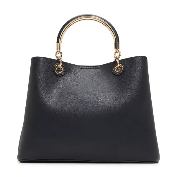 ALDO Surgoinee Large Satchel Bag, Spacious and Stylish Handbag , Black