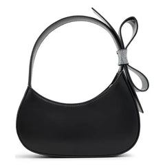 ALDO Alexandriax Small Shoulder Bag, Chic Compact Stylish Womens Handbag, Black Overflow