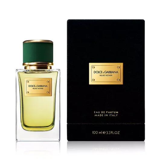 Dolce&Gabbana Velvet Vetiver Eau de Parfum, Luxurious and Earthy Fragrance, 3.3 oz