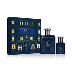 Ralph Lauren Men's 2 Piece Polo Blue Parfum Gift Set , Luxury Fragrance Set for Men