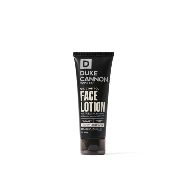 Duke Cannon Oil Control Face Lotion