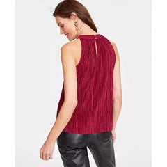 Women's Chain-Trim Halter Top, Created for Macy's-Crimson AU