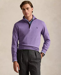 Men's Luxury Jersey Quarter-Zip Pullover