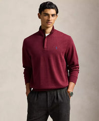 Men's Luxury Jersey Quarter-Zip Pullover
