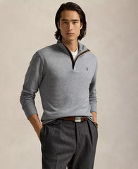 Men's Luxury Jersey Quarter-Zip Pullover