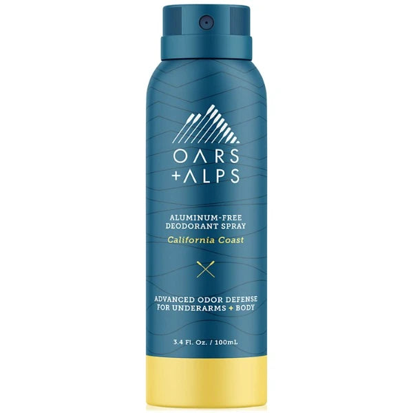 Oars + Alps California Coast Deodorant Spray, 3.4 oz.