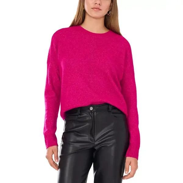 Macy's Women's Ribbed Crewneck Long-Sleeve Sweater-Euphoria