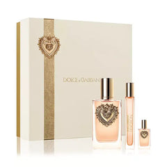 Dolce&Gabbana 3 Piece Devotion Eau de Parfum, Gift Set Elegant and Alluring Fragrance