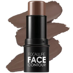 FOCALLURE Cream Contour Stick, Matte Bronzer Stick, Professional Face Shaping & Contouring Stick Makeup, Easy to Apply with Buildable Coverage, Long Lasting & Sweatproof