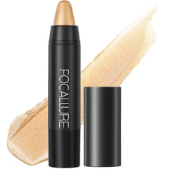 FOCALLURE Ultra Chic Metallic Lipstick,Rich Vitamin E Lip Crayon, Lightweight Shinning Color without Drying or Fading, Long Lasting Lips Makeup