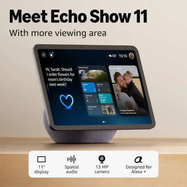 Amazon Echo Show 11 Smart Display With Alexa - Graphite