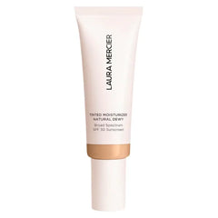 Laura Mercier Tinted Moisturizer Natural Dewy with SPF 30: 24HR+ Hydration, Long Lasting, Sheer to Light, Buildable Coverage, Dewy Finish, Improve Skin Tone and Texture, Skin Tint, 1.5 Ounce (Full Size)