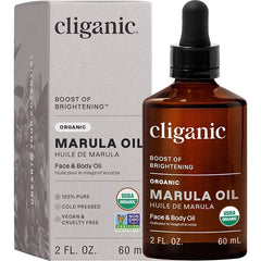 Cliganic Organic Marula Oil, 1, 2 oz - 100% Pure - For Face & Hair | Natural Cold Pressed Unrefined